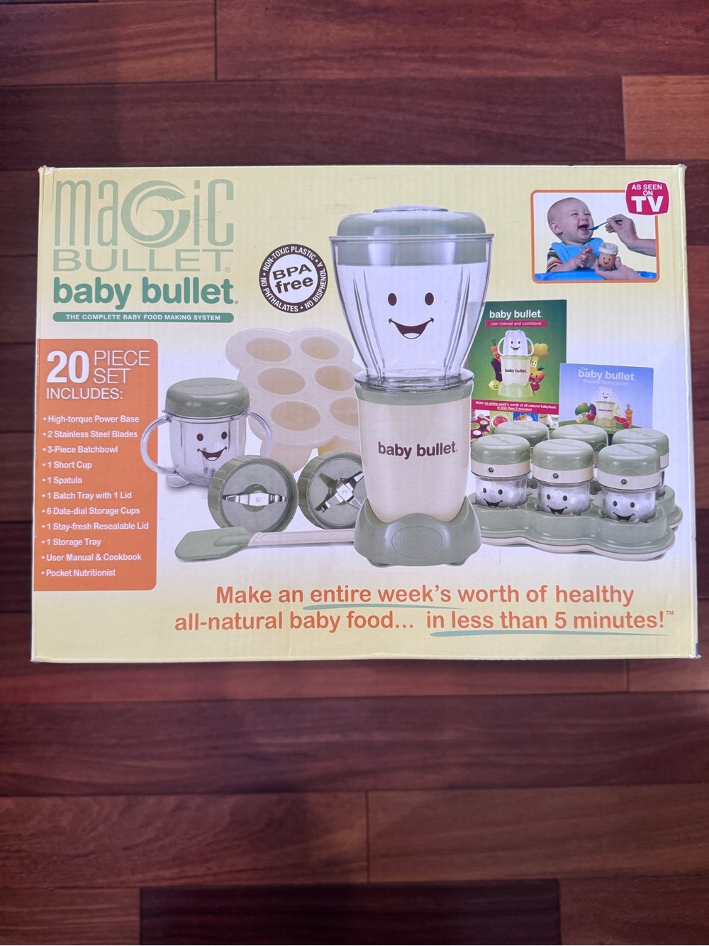 Magic Bullet Baby Bullet Baby Food Maker - Cream/Green